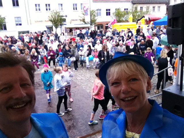 Schlagerduo Jo und Josephine zum Stadtfest in Altentreptow