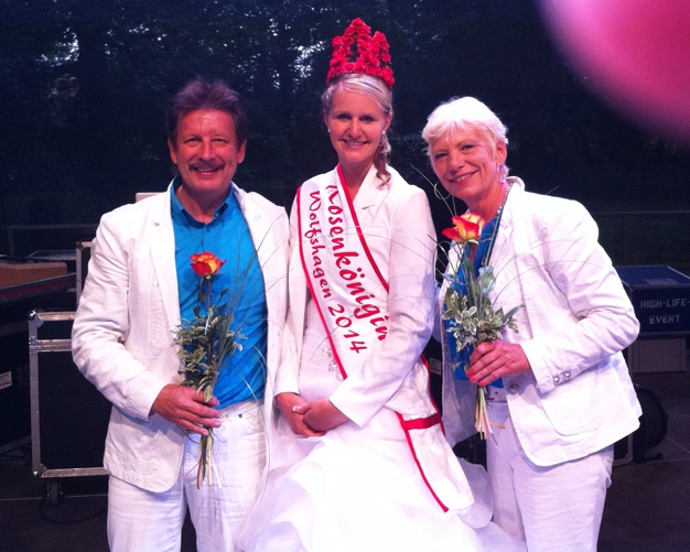 Rosenfest in Wolfshagen mit dem Schlagerduo Jo und Josephine und Rosenkönigin