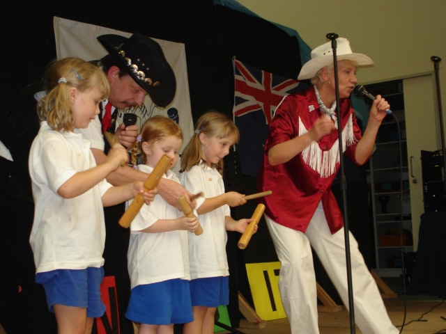 Josephine in Aktion während Australientournee