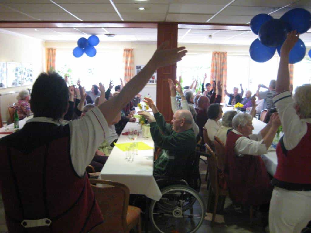 norddeutsches Volksmusikduo Jo und Josephine im Pflegeheim in Lübz