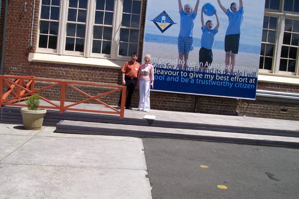 Gesangsduo Jo & Josephine vor dem Auftritt in Brighton Australien