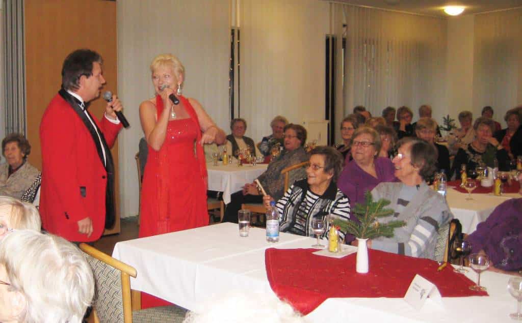 Weihnachtsfeier für die Volkssolidarität in Stralsund