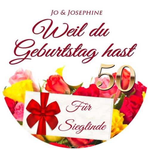 label personalisierte CD zum 50. Geburtstag
