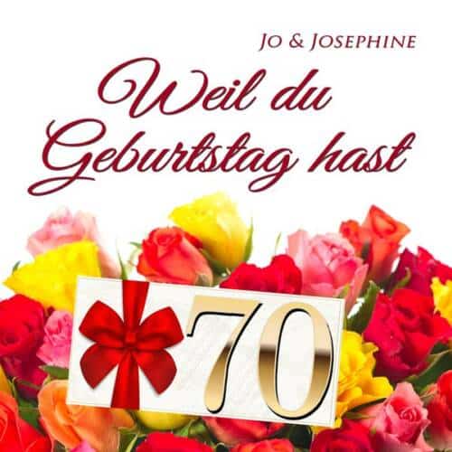 Geburtstags Schlager Lieder weil du geburtstag hast zum 70. cd-Cover