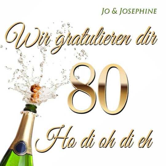 cd-cover Wir gratulieren Geburtstagswünsche Glückwünsche zum 80. Geburtstag