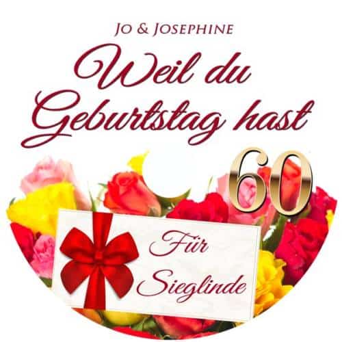 personalisierte CD zum 60. Geburtstag label