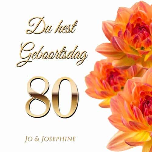 Plattdeutsches Geburtstagslied zum 80 Cover